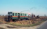 An der 502 unweit von �elichowo werden am 13. M�rz 1998 die Schienen an der Strecke abgelegt