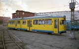 Tw 73 als Fahrschulwagen, Betriebshof am 11. M�rz 1998