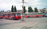 Obus 686 kam aus Biel, 681 aus Lausanne nach Sibiu (1998).