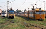 Depot Dâmbovița1996: Tw 3455 und 3472 ex Bremen.
