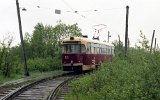 Die n�rdlichste Strassenbahnhaltestelle der Welt in Archangelsk (18.06.1994).